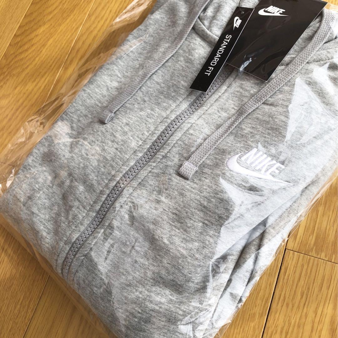 新品 NIKE セットアップ パーカー\u0026ジョガーパンツ グレー M 送料無料