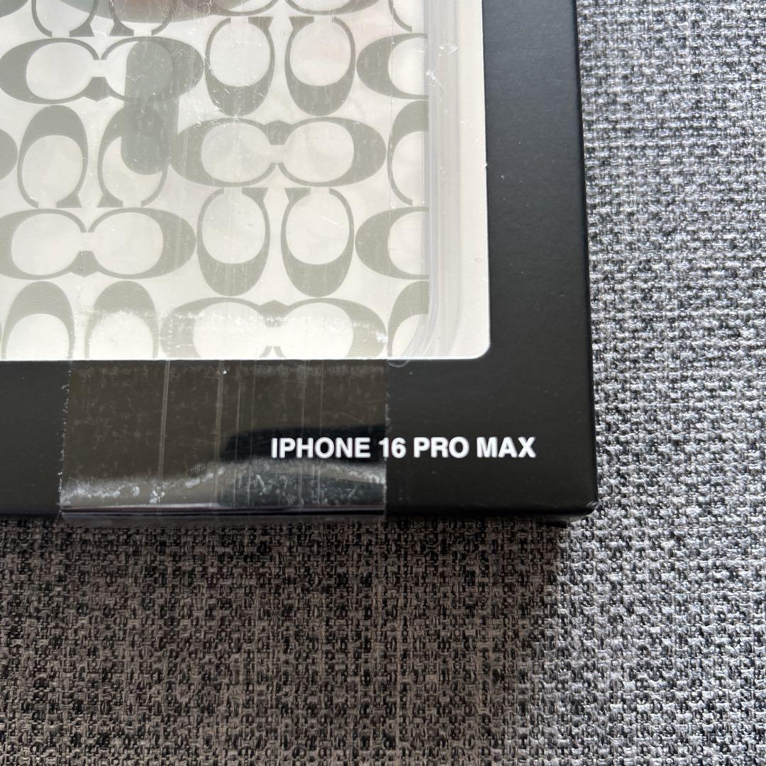 新品未使用COACH iPhone 16 ProMaxケース MagSafe対応