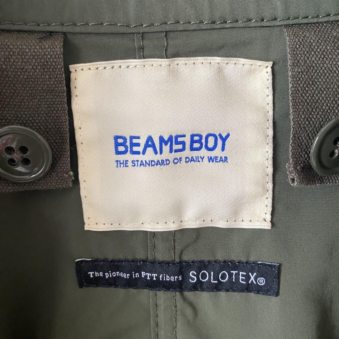 〈BEAMS BOY〉ソロテックス M-65 パーカ オリーブ