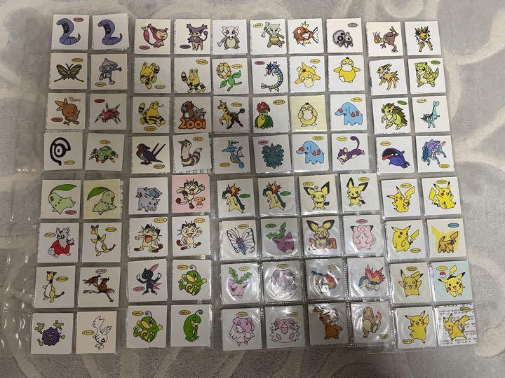ポケモンパン デコキャラシール 第一世代 第二世代 まとめ売り 240枚 メルカリ