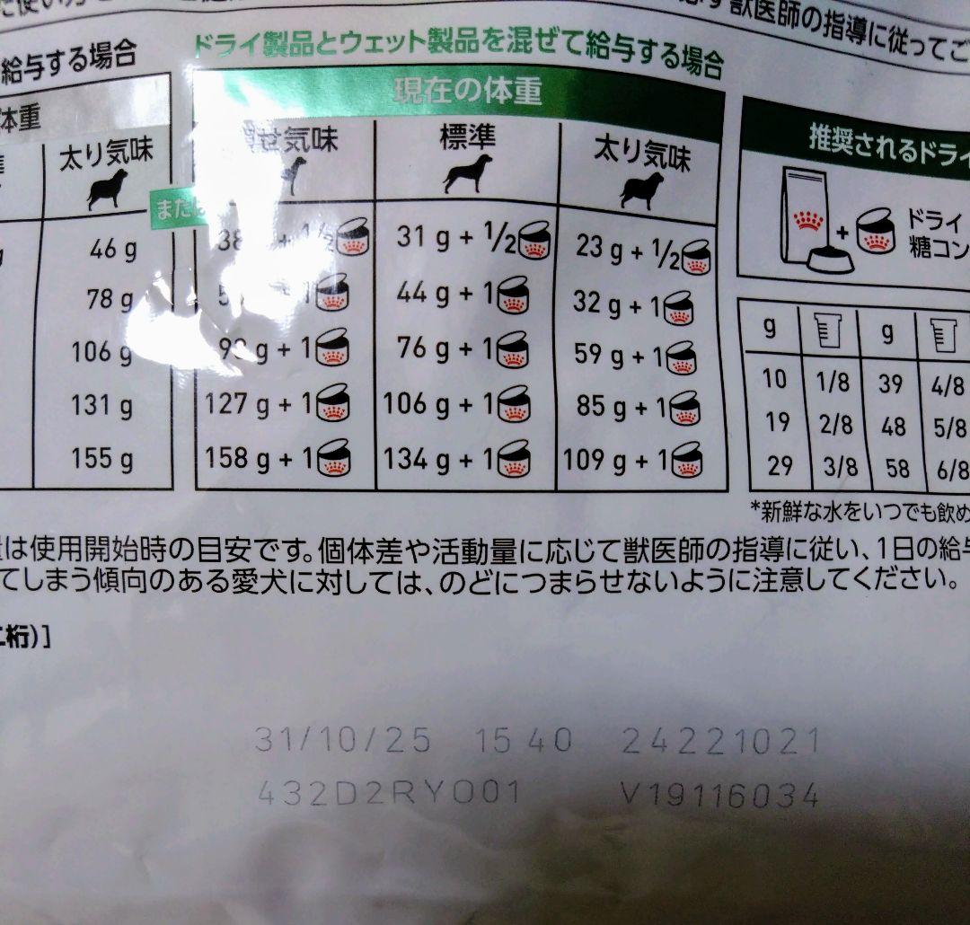 犬用　ロイヤルカナン　糖コントロール　ドライ/3kg