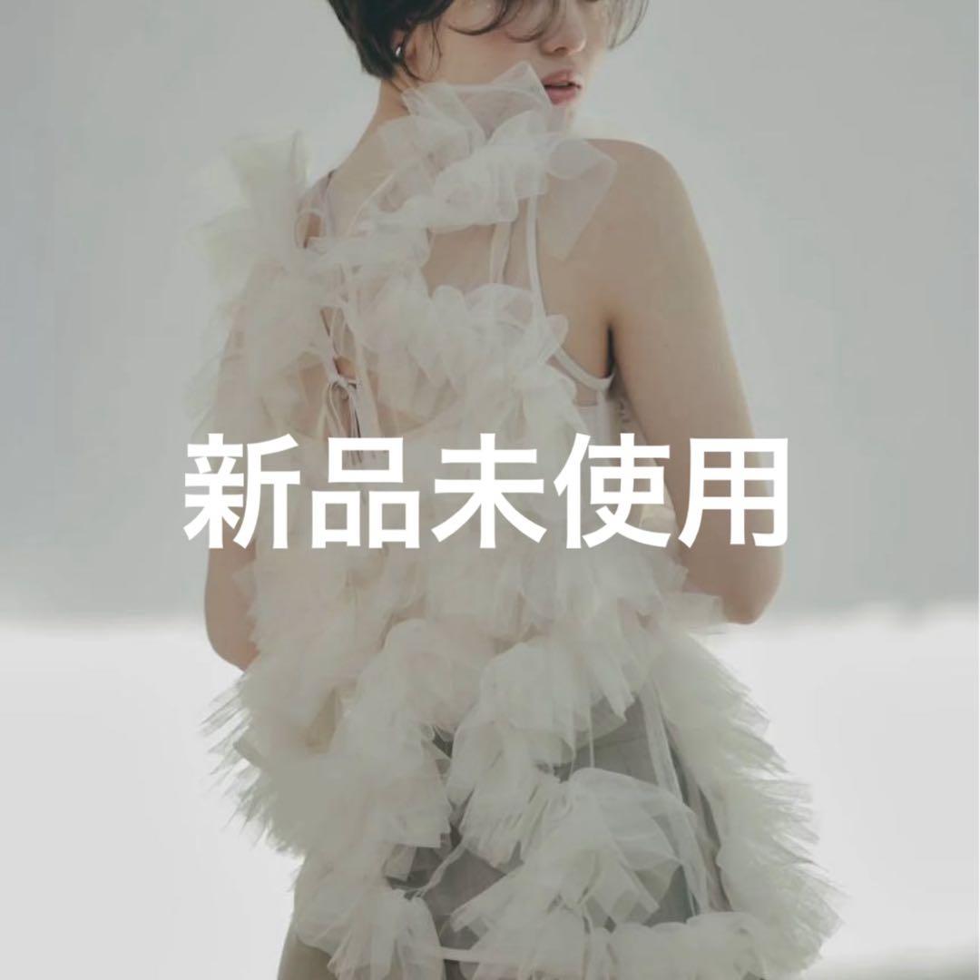 NOTREemor asymmetry tulle tops チュールトップス