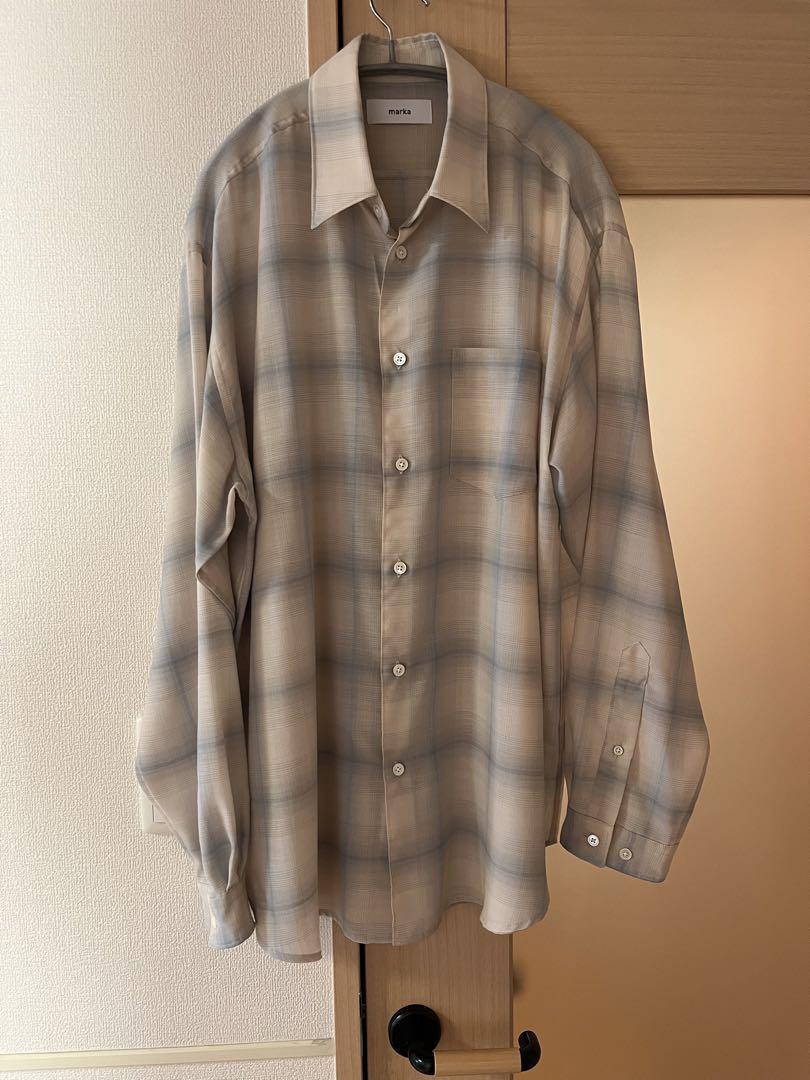 marka CHECK SHIRT - WOOL × RECYCLE メンズ