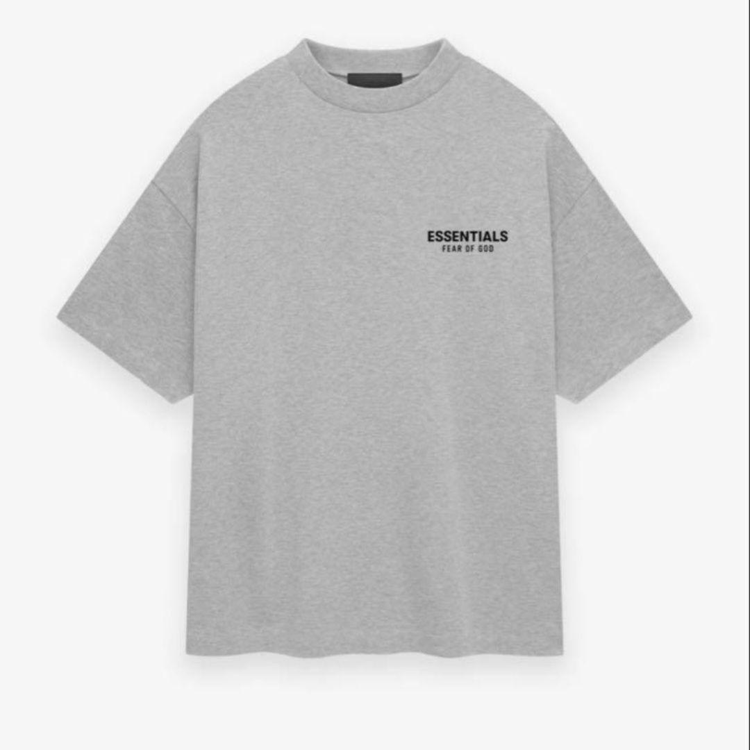 関税込＊FEAR OF GOD ESSENTIALS＊フットボールTシャツ グレー Fear of God ESSENTIALS Gray Football T-Shirt Fear Of God