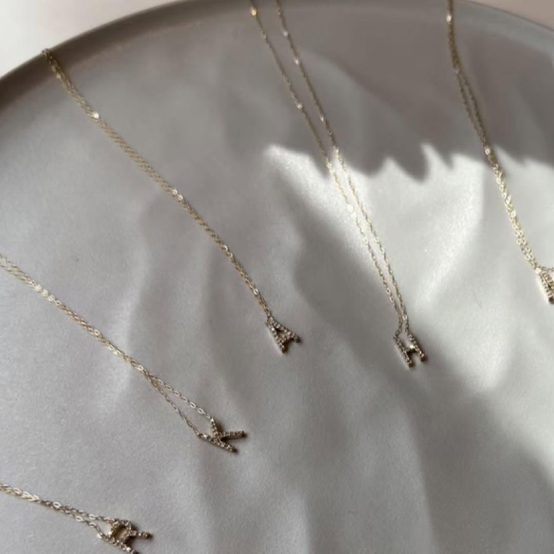 79500円 イニシャルダイヤネックレス