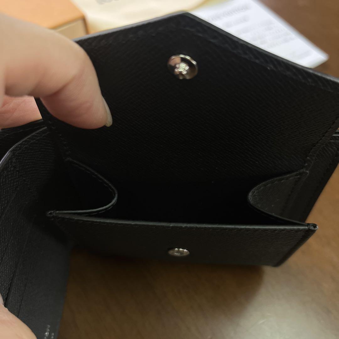 LOUIS VUITTON 二つ折り財布 ブラックポルトフォイユ・マルコ NM