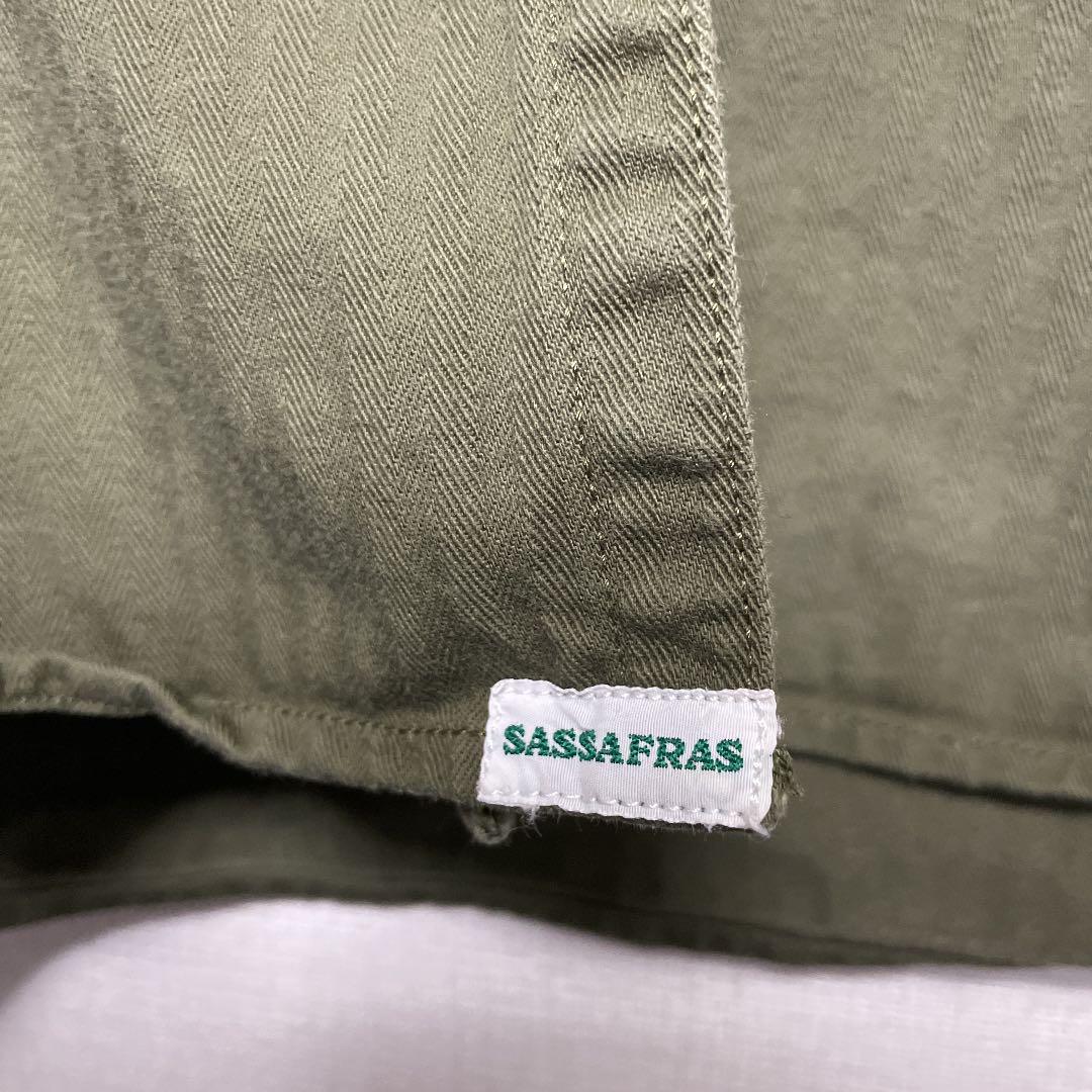 2022定番 sassafras スプレイヤーシャツ 8VYW6-m39617469489 本物保証人気SALE