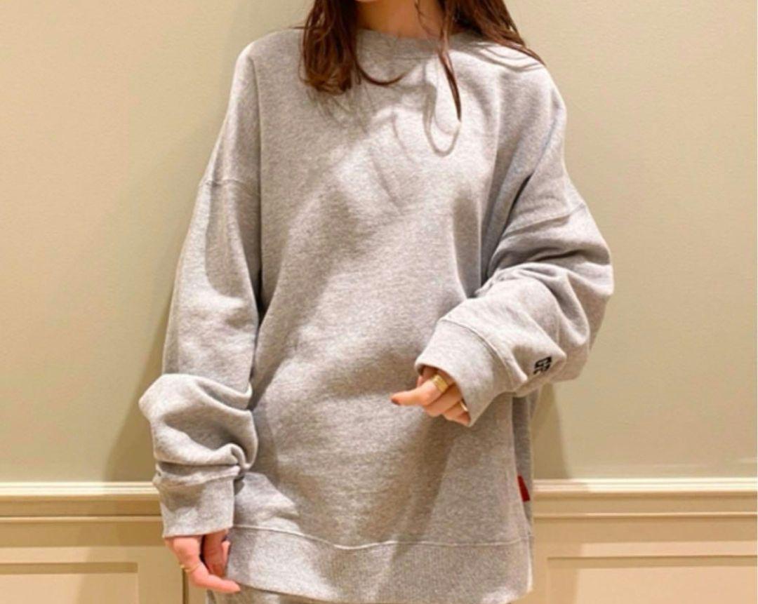 ジェラートピケ【HOMME】バックロゴスウェット