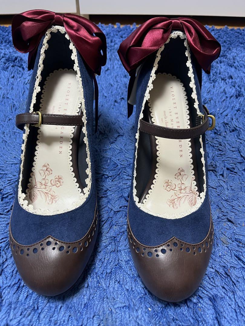 mayla classic ヴァイオレットエヴァーガーデン コラボ パンプス