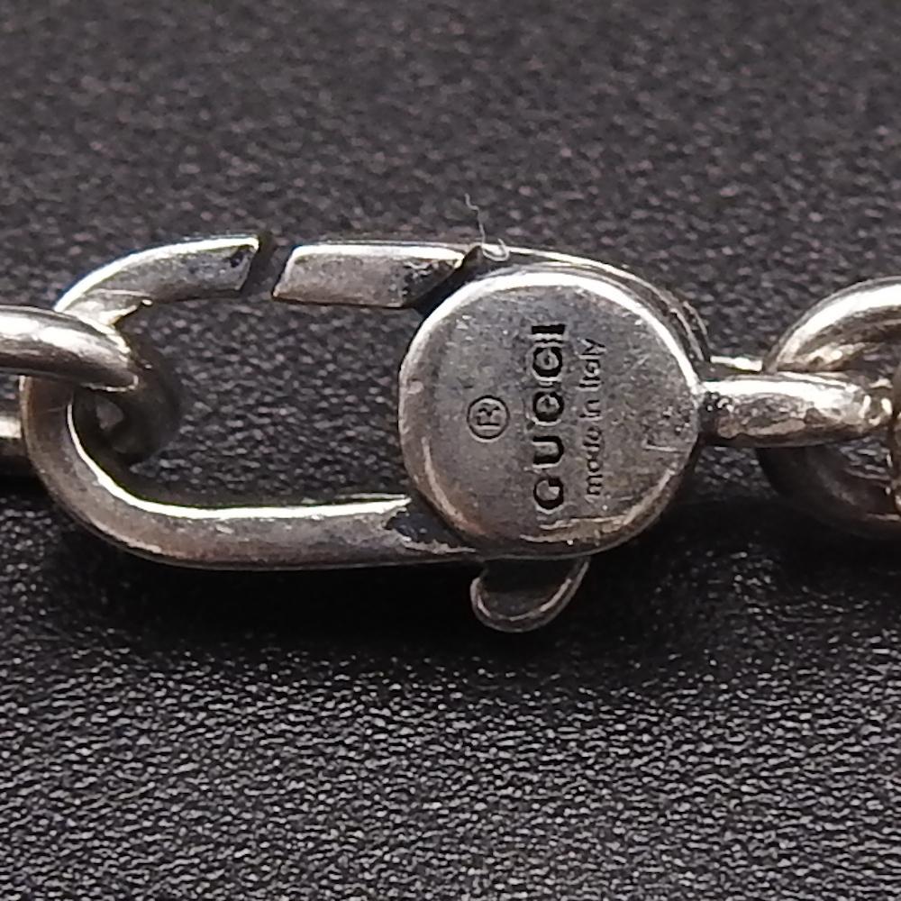 大得価最新作 激レア ウッド ホエール テール ロングネックレス 5YbmN-m39623551177 GUCCI グッチ シルバー 国産大得価