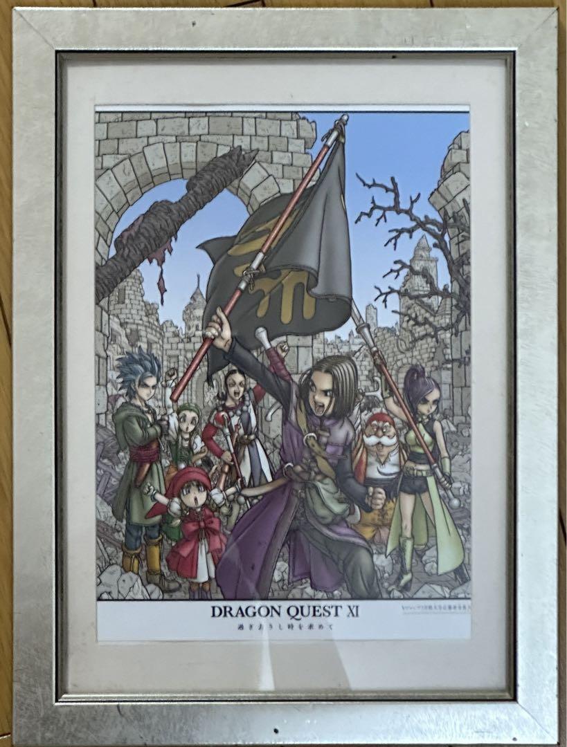 ドラゴンクエスト Ⅰ〜Ⅵ Ⅺ 複製原画 ポストカード Vジャンプ
