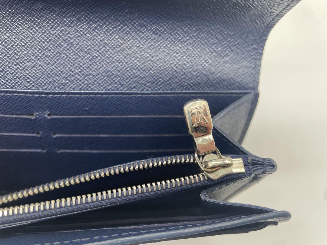 LOUIS VUITTON エピ 長財布 ネイビー