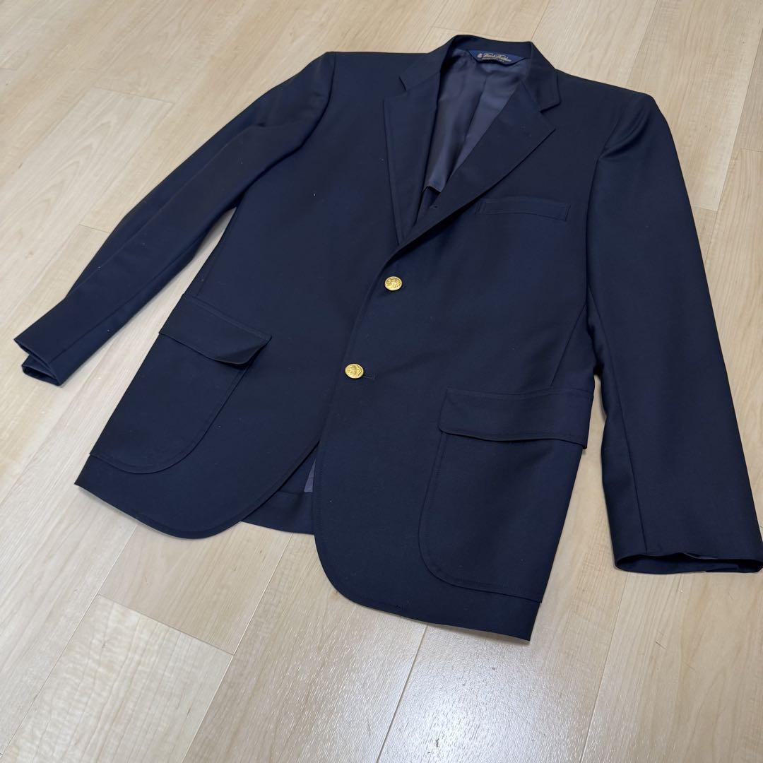 【美品】ブルックスブラザーズ カノニコ 紺ブレ 金ボタン MILANO 美品】ブルックスブラザーズ カノニコ 紺ブレ 金ボタン MILANO