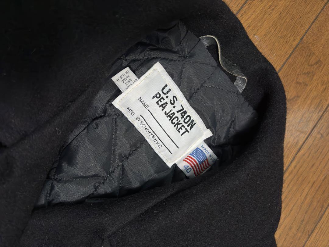超美品　ショット　Pコート　サイズ40 米国製