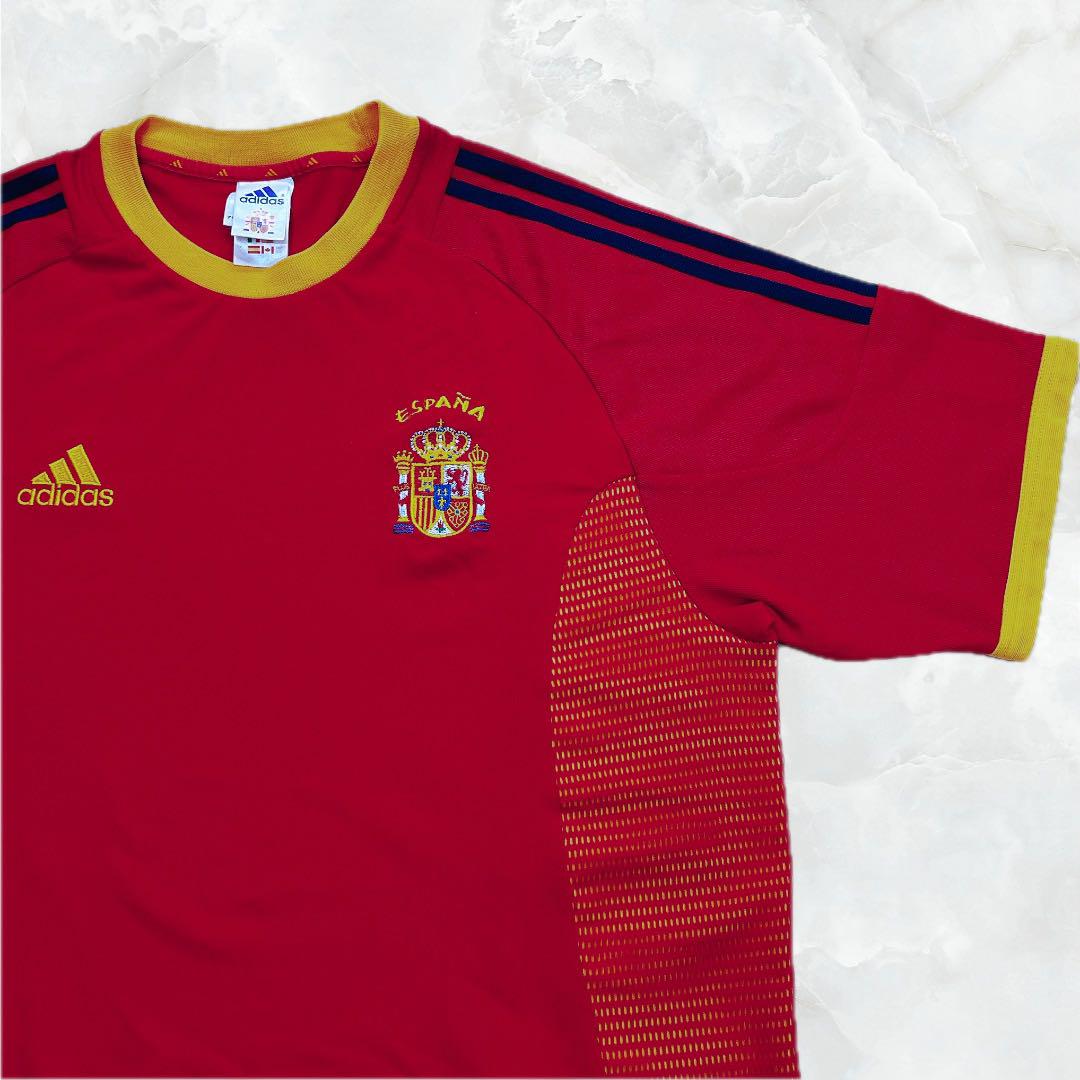adidas 万国旗タグ スペイン代表 サッカー ユニフォーム 2XOサイズ