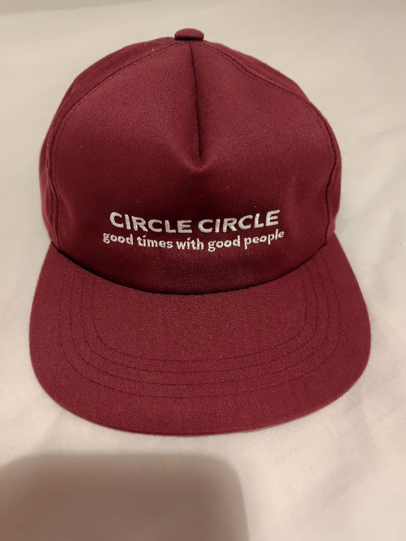 CIRCLE CIRCLE バーガンディキャップ