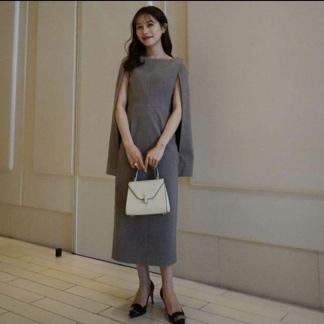 【新品未使用】laubeblanc Narrow line Cape Dress Narrow line Cape Dress – L'AUBE BLANC