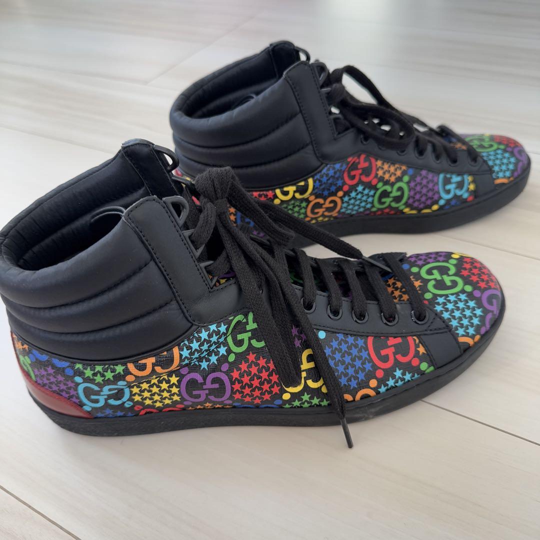 GUCCI GGサイケデリック ハイカットスニーカー 610097