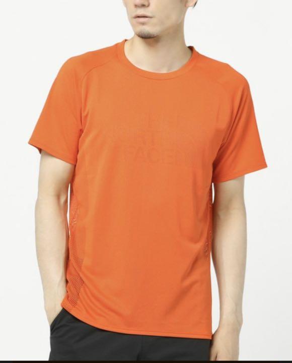 ノースフェイス Tシャツ　Mサイズ　　オレンジ　新品、タグ付き