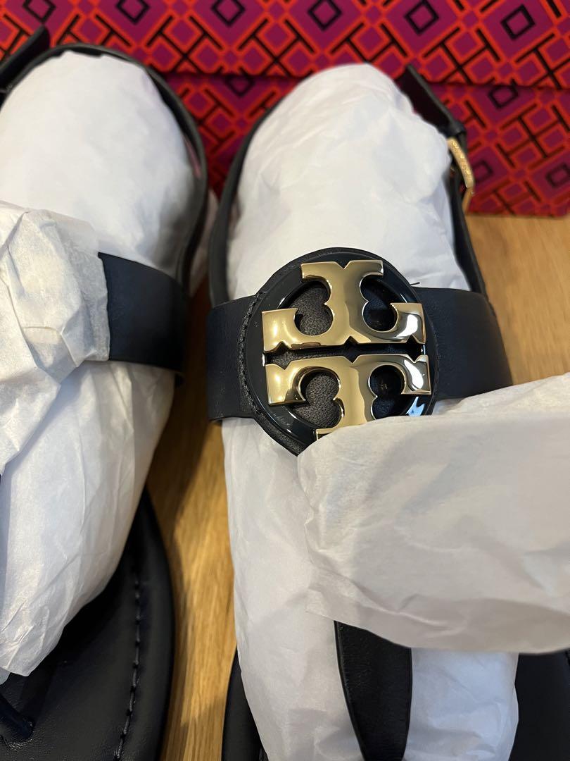 【新品】トリーバーチ サンダル US9 ネイビー