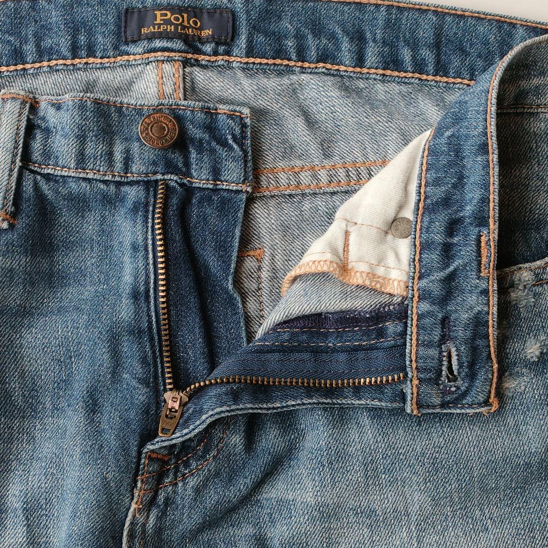 POLO RALPH LAUREN - ポロラルフローレン デニムパンツ パッチ