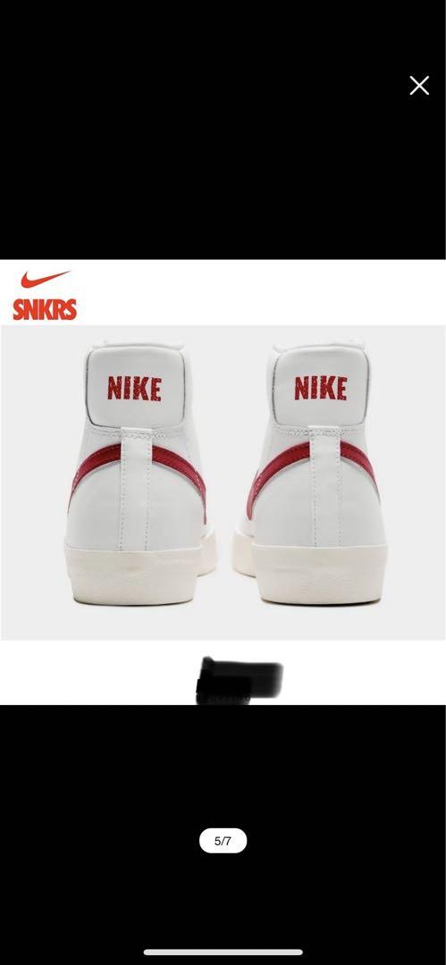日本未入荷!★NIKE BLAZER MID '77 BRICK RED 新品未使用/日本未入荷NIKE BLAZER MID ´77 BRICK RED