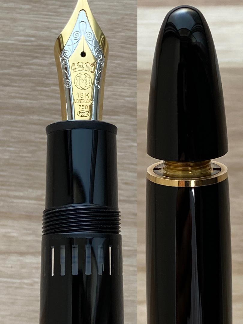 超美品　モンブラン 149 万年筆 18K（F）750 吸入式 ゴールド　万年筆