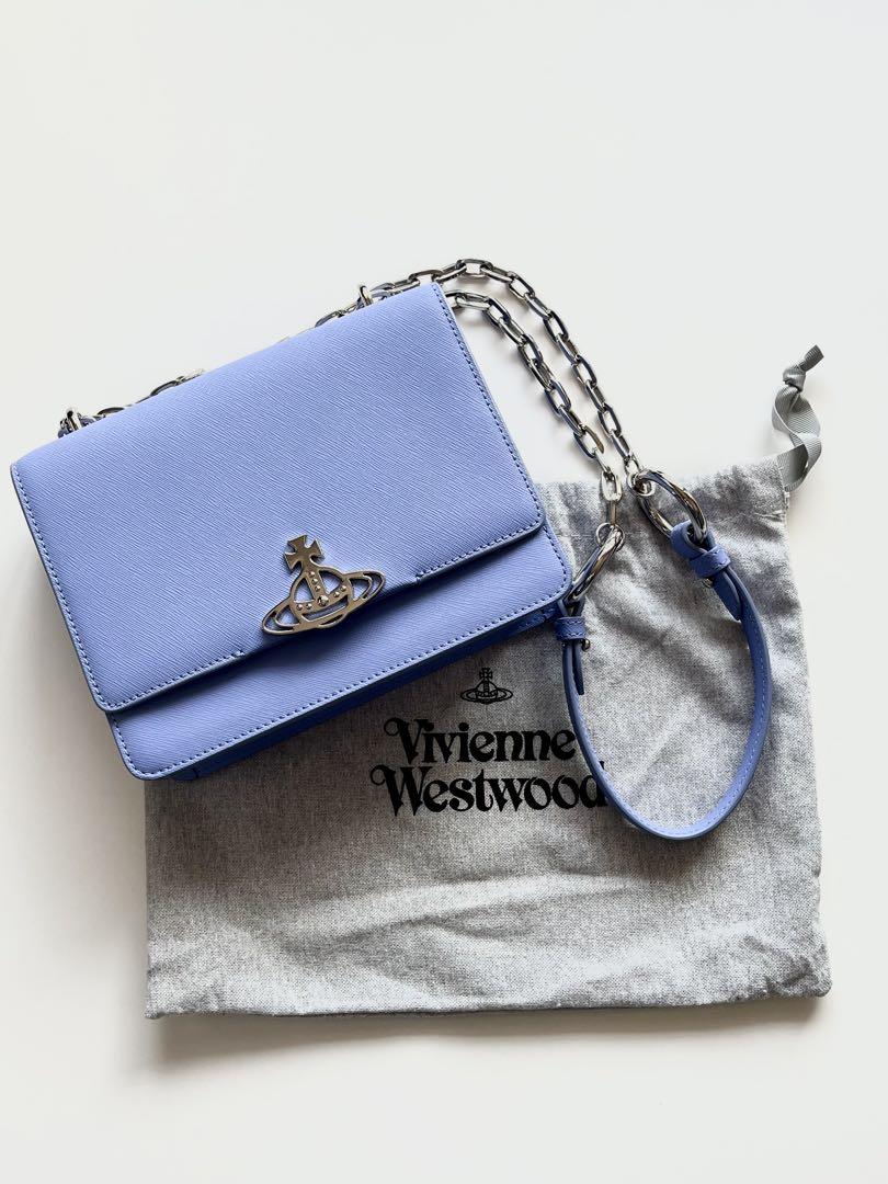 Vivienne Westwood ライトブルー ショルダーバッグ