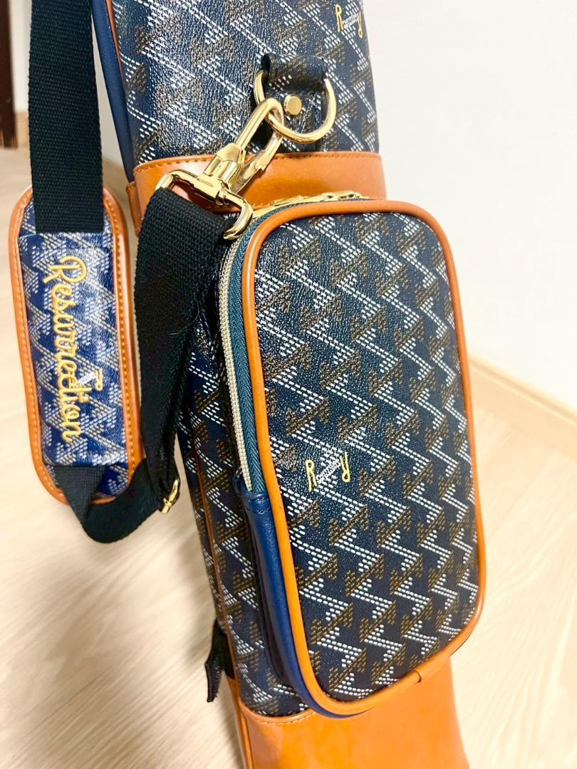 レザレクション　ゴルフケース　ゴルフバッグ　ネイビー
