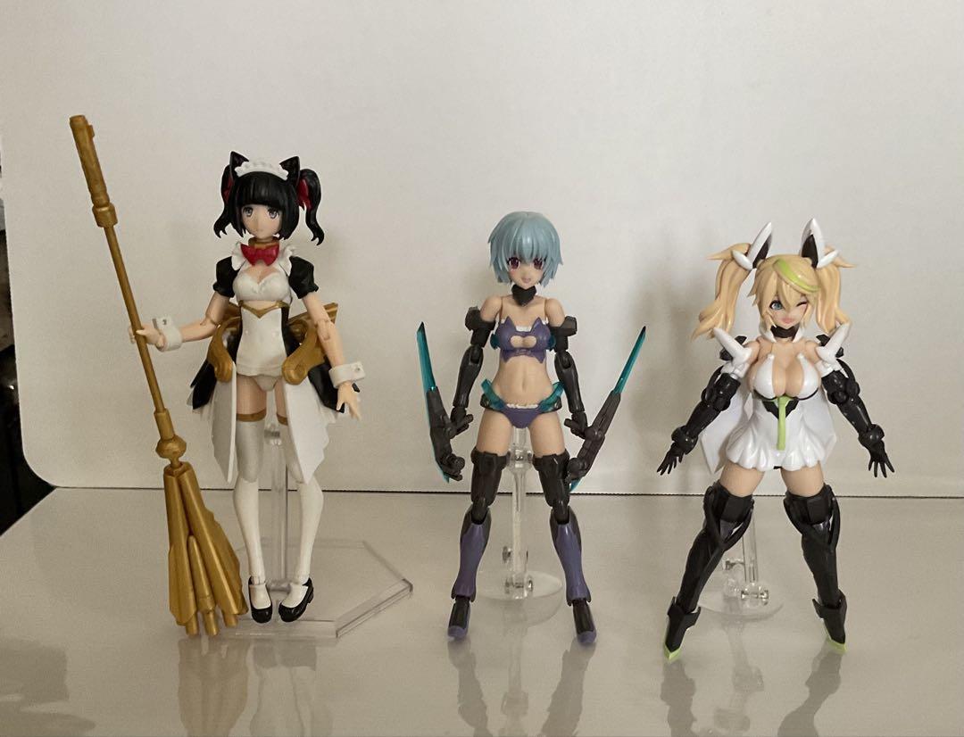美プラ完成品　３点、一部未組み立て１点セット