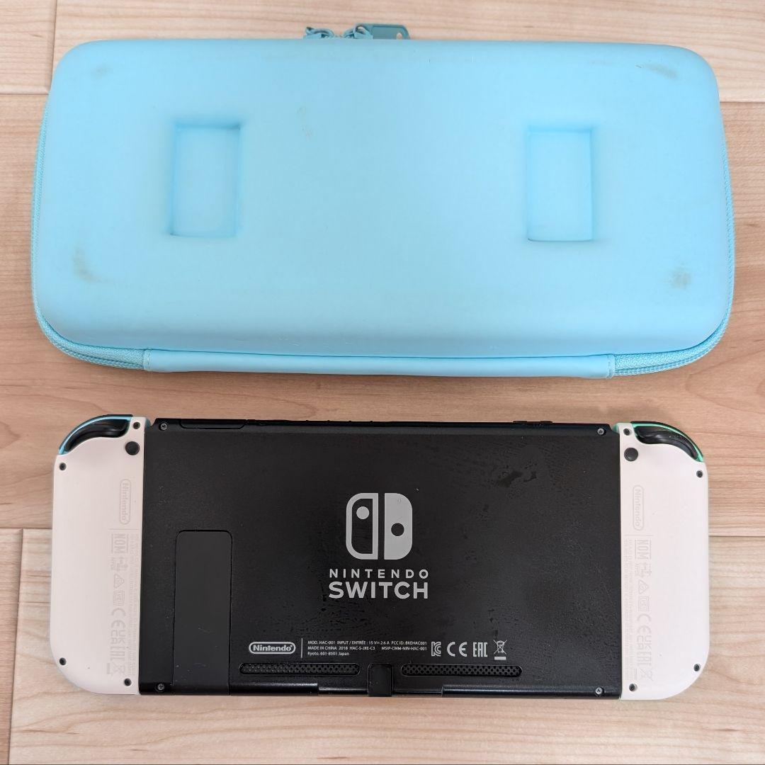 ☆中古品☆　初代Switch本体　どうぶつの森コントローラー＆ケース ☆中古品☆ 初代Switch本体 どうぶつの森コントローラー＆ケース