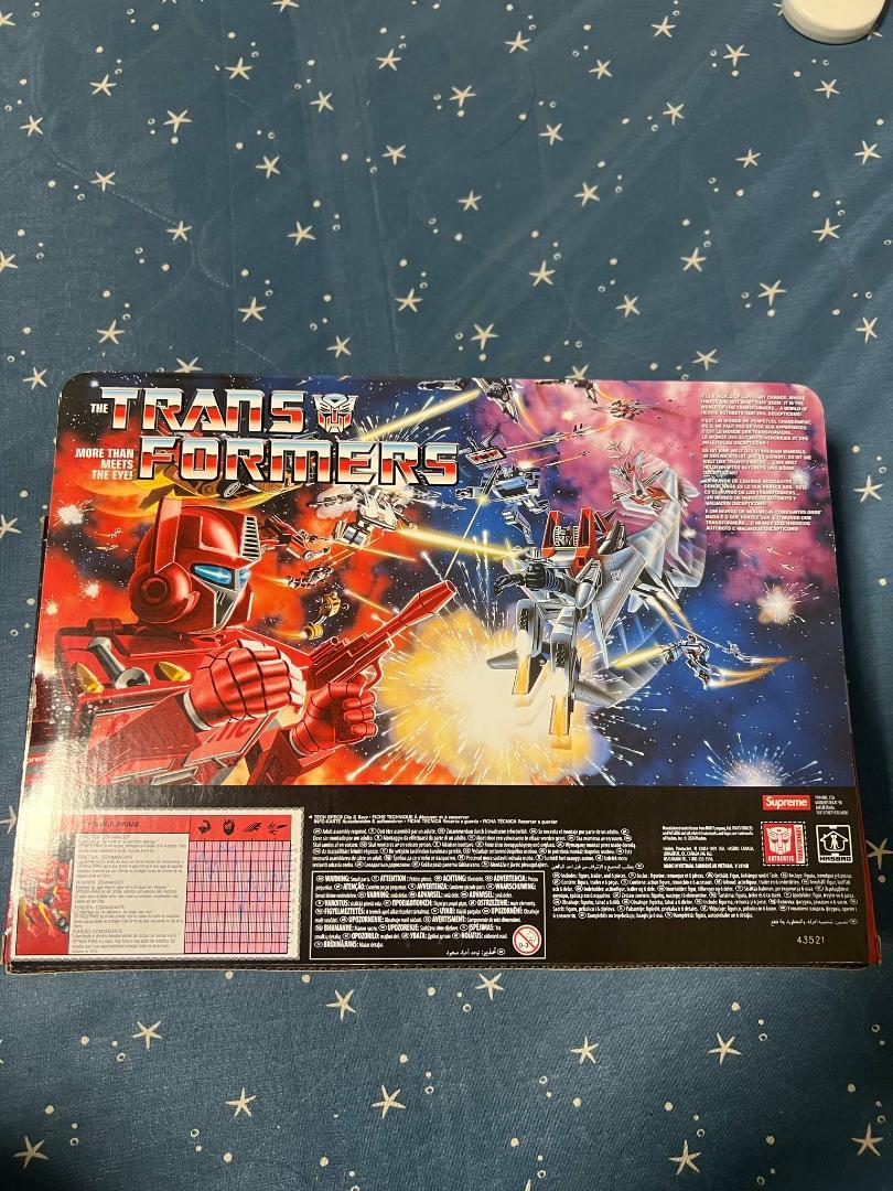 Supreme x Transformers G1 Optimus Prime