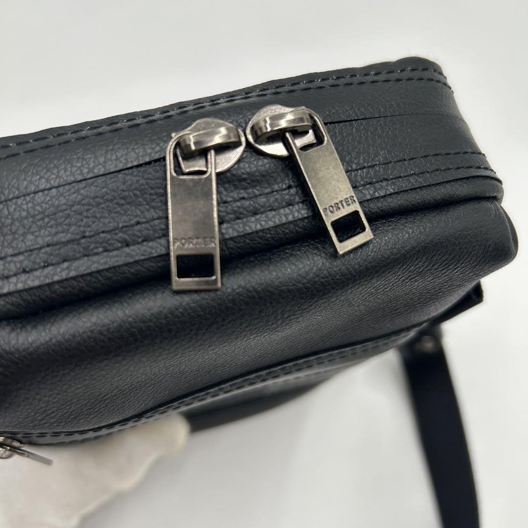 【極美品】 【希少】 PORTER GUARD ショルダーバッグ レザー