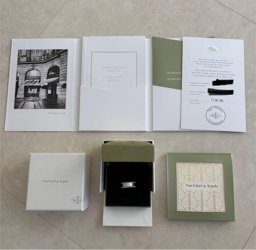 Van Cleef & Arpels ペルレ シニアチュール リング　ヴァンクリ