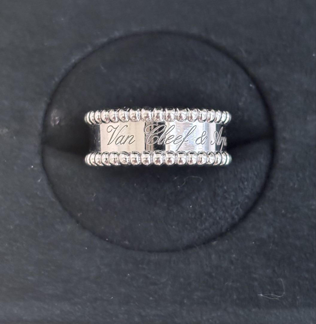 Van Cleef & Arpels ペルレ シニアチュール リング　ヴァンクリ