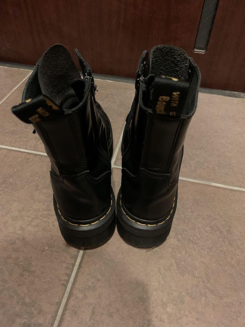 Dr.Martens JADON UK7 8ホールブーツ ファスナー