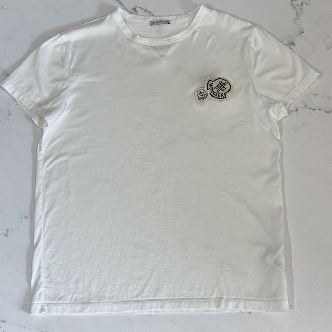 【MONCLER】正規品 ロゴワッペンTシャツ M
