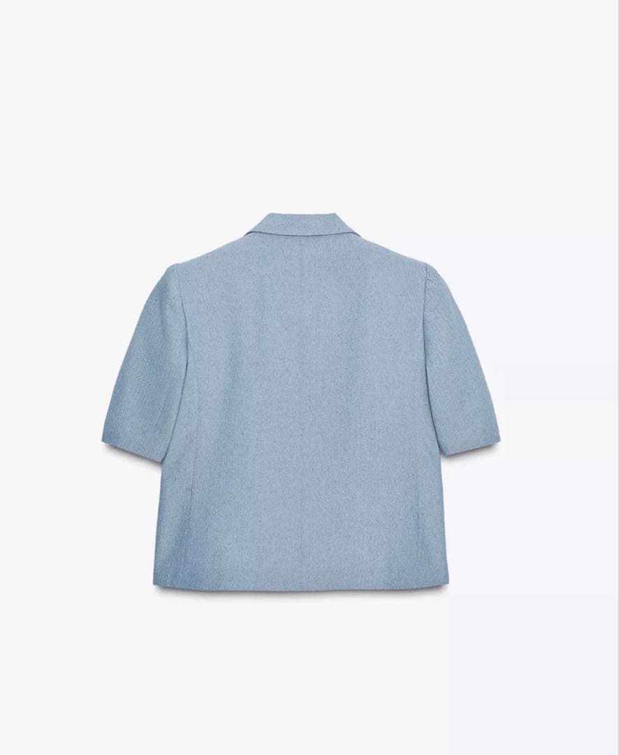 ZARA ザラ　クロップド丈半袖ブレザー　新品、未使用