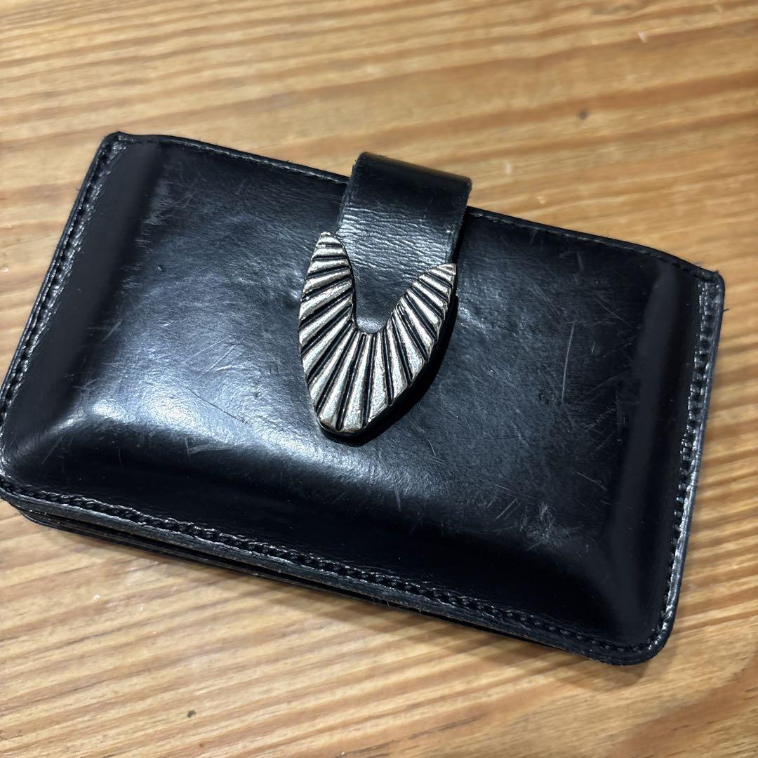 TOGA TOO Leather wallet 財布 ミニ ブラック