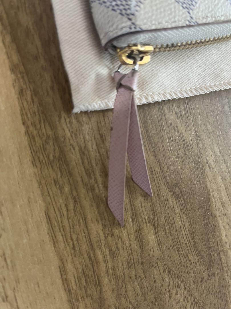 LOUIS VUITTON ダミエ・アズール ポルトフォイユ・クレマンス　箱あり