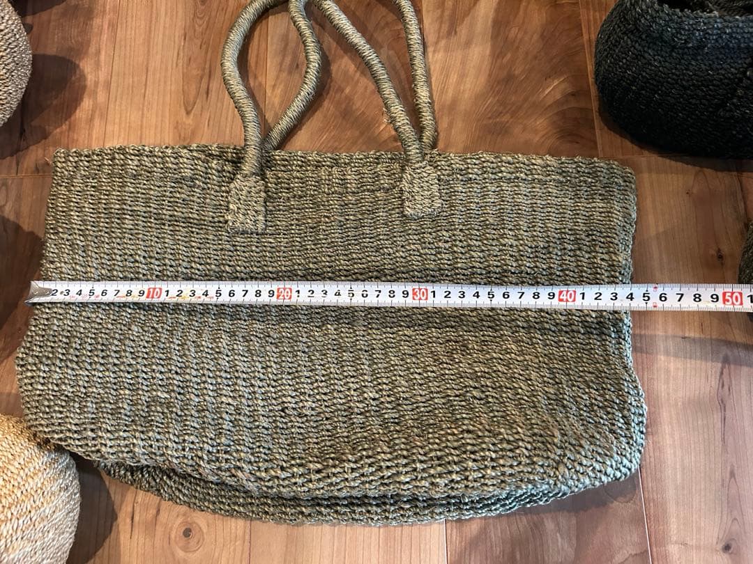 サイザルバック カゴバック傷や汚れあり