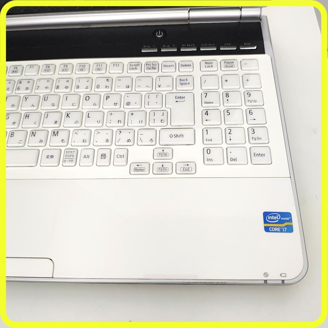 薄型ノートパソコン✨新品SSD512GB✨メモリ16GB✨Windows11 最強⭐️SSD i7 16GB windows11 ノートパソコン 薄型 カメラ