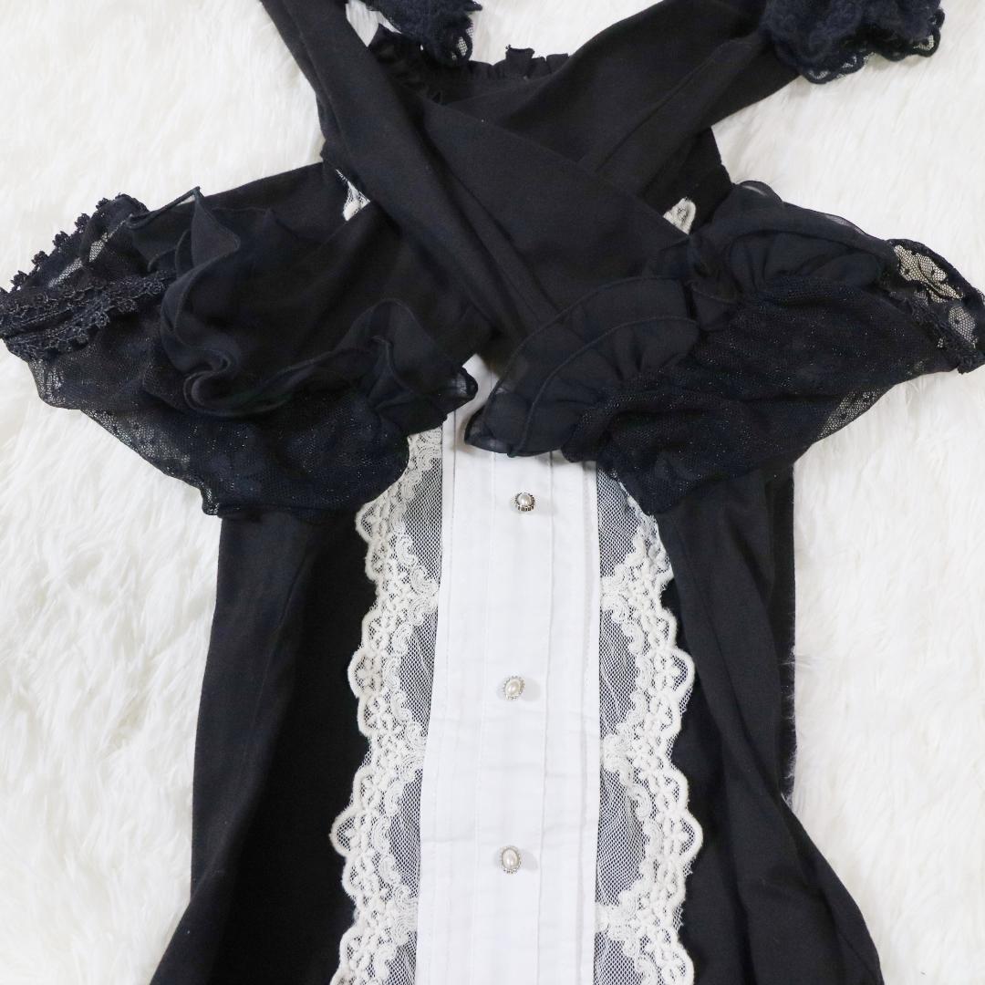 タグ付き✨　h.naoto　frill　エイチナオト　トップス　レース　フリル タグ付き✨ h.naoto frill エイチナオト トップス レース フリル