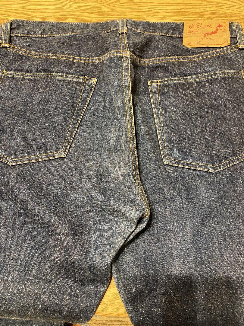 orSlow Lot 105 ダークブルー ストレートデニム