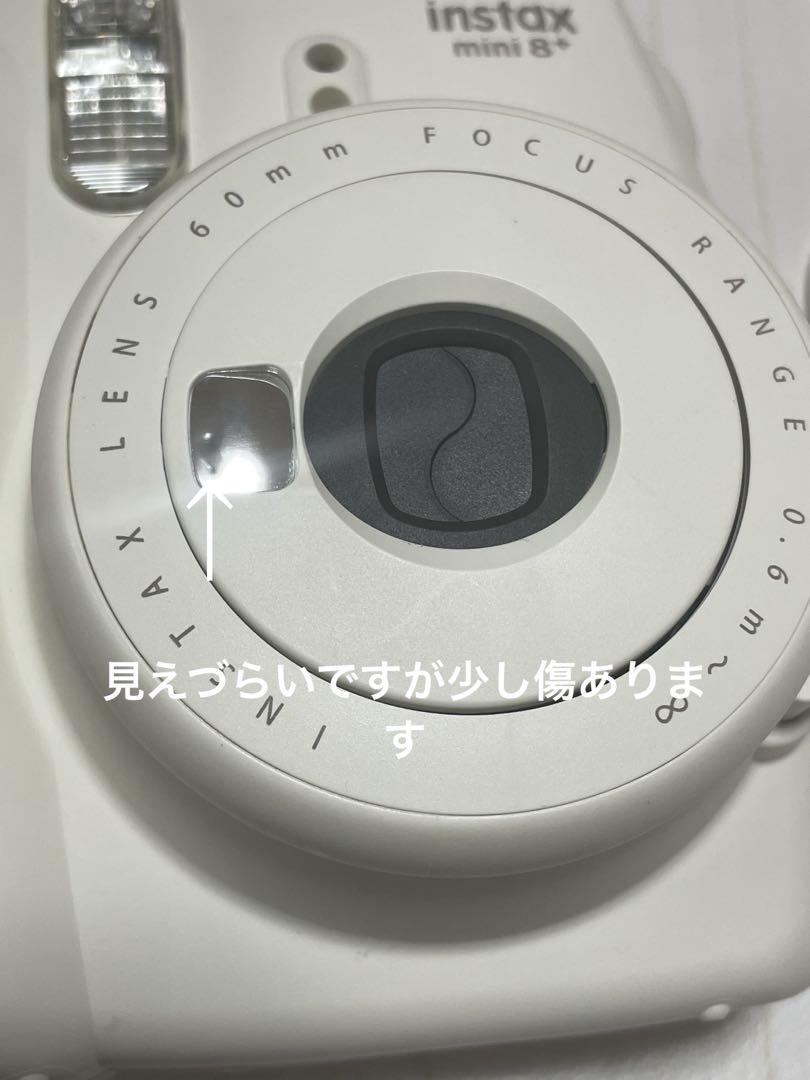 チェキ　instax mini 8+ ホワイト　本体　白