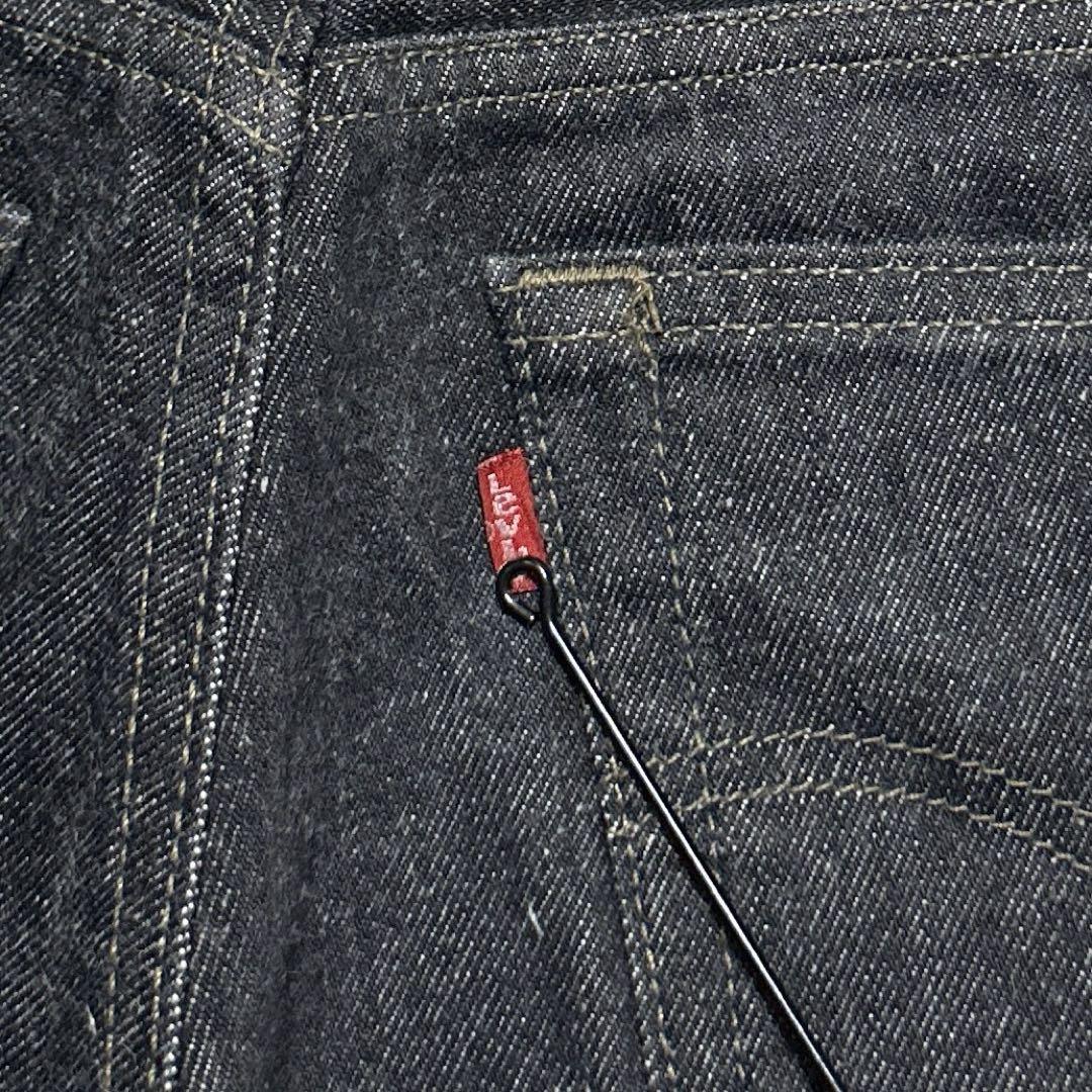 90s USA製 Levi'sリーバイス 501 先染め ブラック デニムパンツ