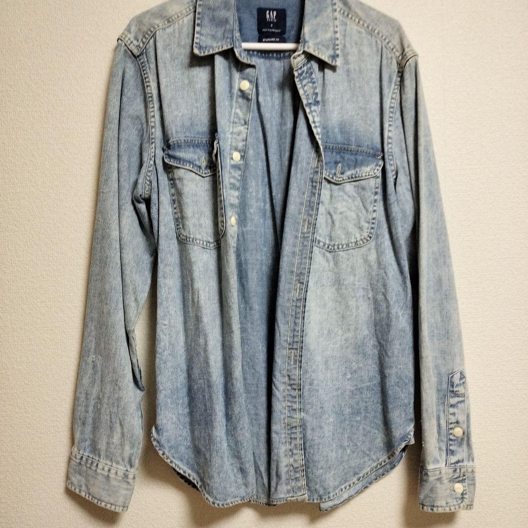 GAP デニムシャツ Sサイズ ライトブルー