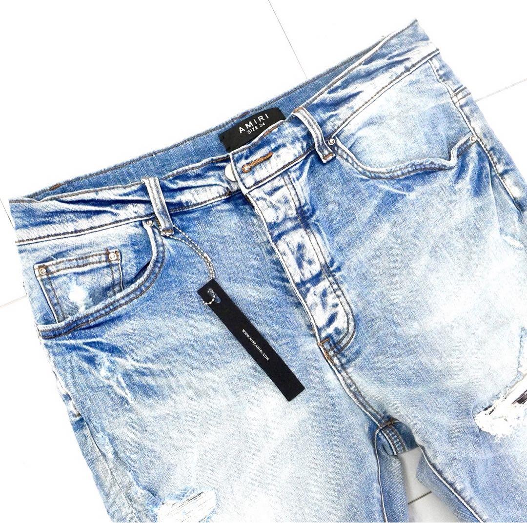 amiri アミリ ジーンズ デニム ジーパン メンズ クラッシュデニム 画像2