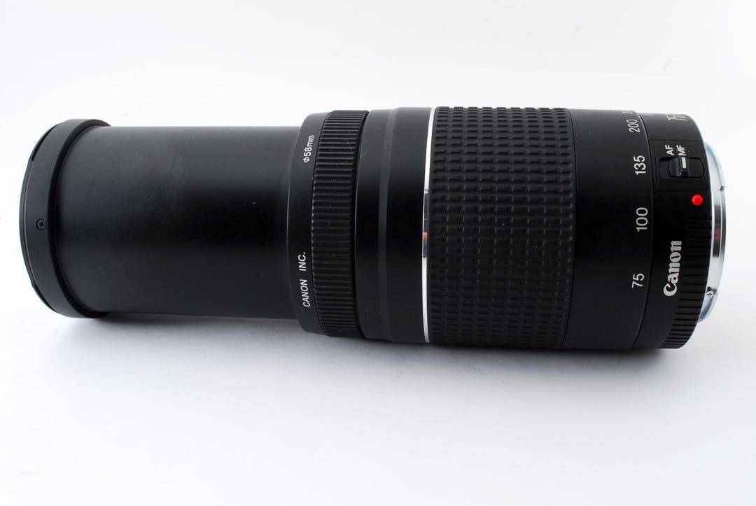超望遠レンズ☆キャノン☆Canon EF75-300㎜ III☆ 付属品付☆