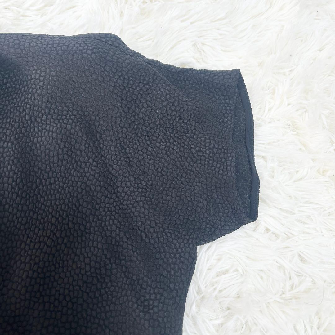 ロングドレス 総エンボス